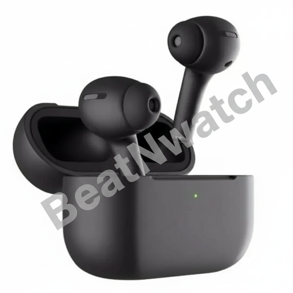 BeatNwatch Gen-2 (Black) + Free Leather Case