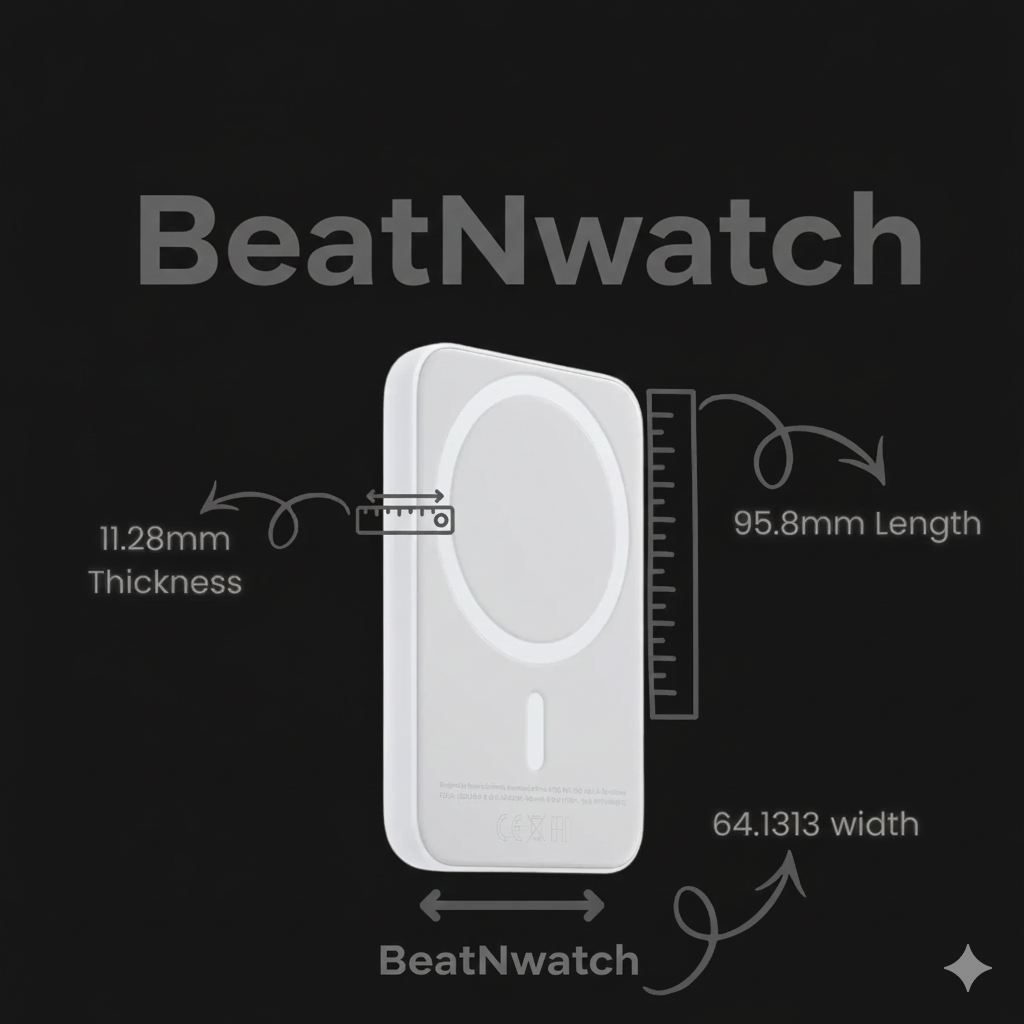 Magnetic Wireless Power Bank 10000 mAh (Qi Compatible)