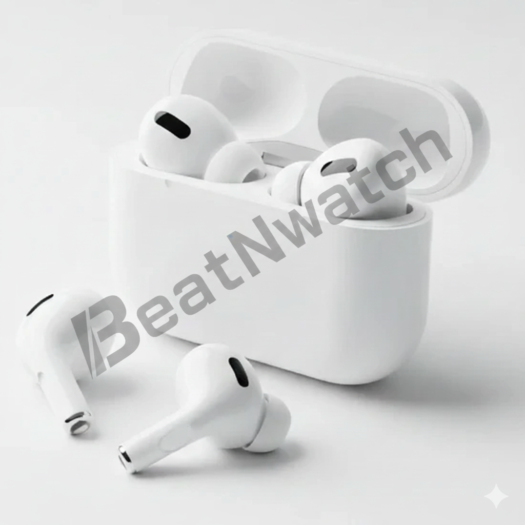 BeatNwatch Gen-2 Pro ANC Earbuds with Wireless Charging Case+ + Free Leather Case